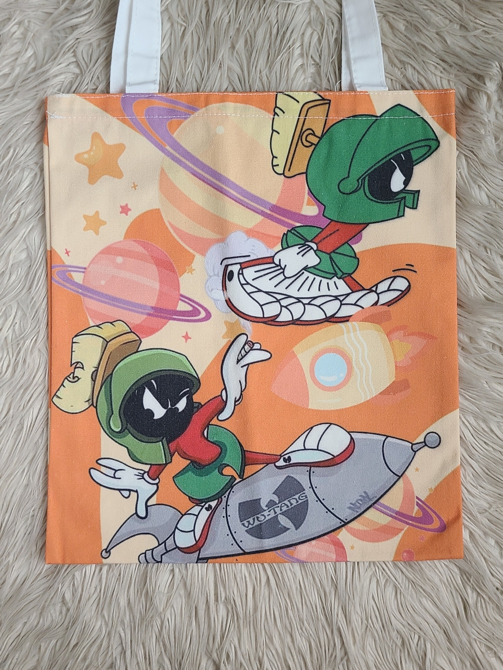 Marvin the Martian Canvas Tote Bag